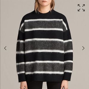 All Saints oversized striped sweater | Edi Crew